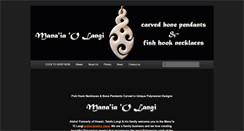 Desktop Screenshot of hawaiibonecarving.com